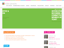 Tablet Screenshot of esn-utrecht.nl